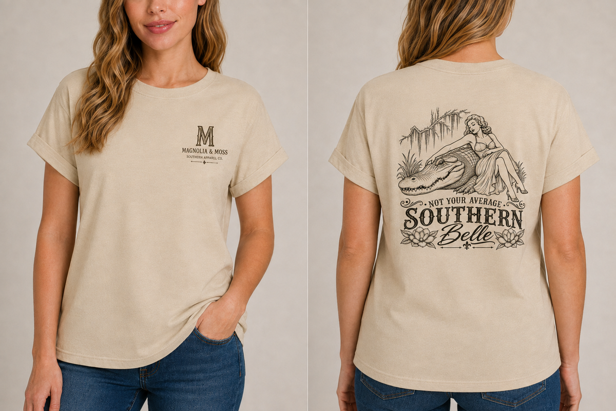 Not your average Southern Belle Graphic T-Shirt