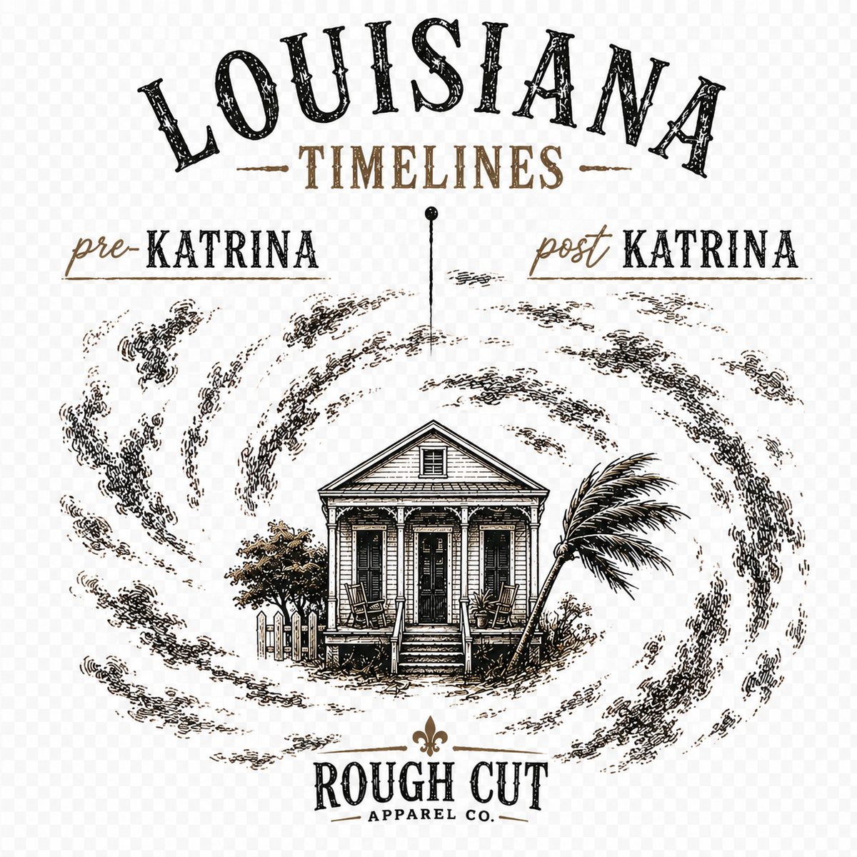 Louisiana Timeframes Men’s Graphic T-Shirt