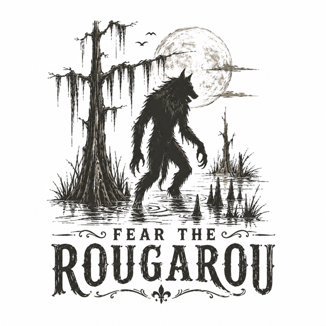Fear the Rougarou Graphic T-Shirt